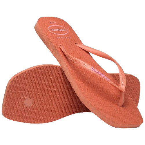 Slim Square Logo Pop Up Flip Flops