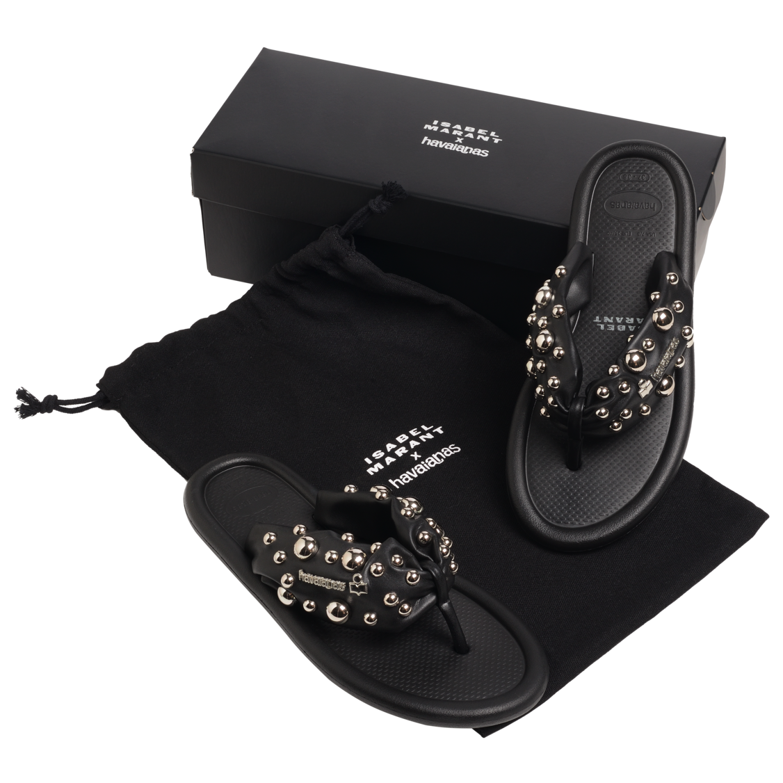 Havaianas Isabel Marant Maxi Puffed Studs Flip Flops