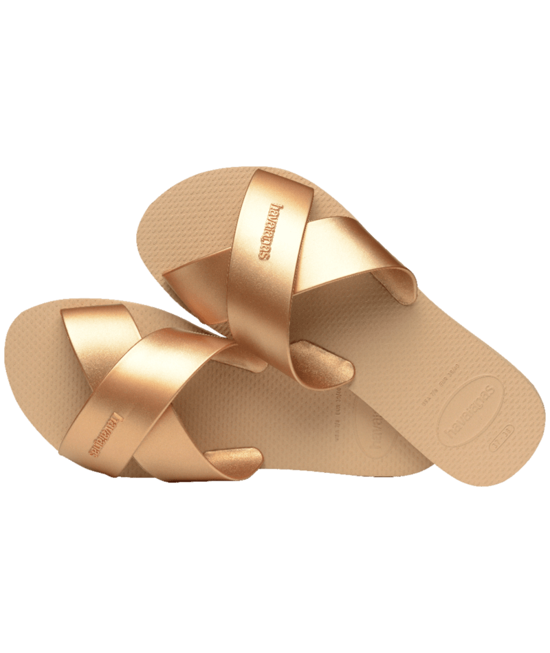Aqua Metallic Sandals