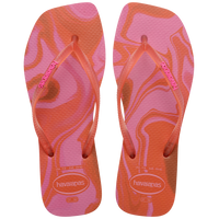 [ONLINE EXCLUSIVE] Slim Square Jelly Flip Flops