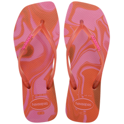 [ONLINE EXCLUSIVE] Slim Square Jelly Flip Flops