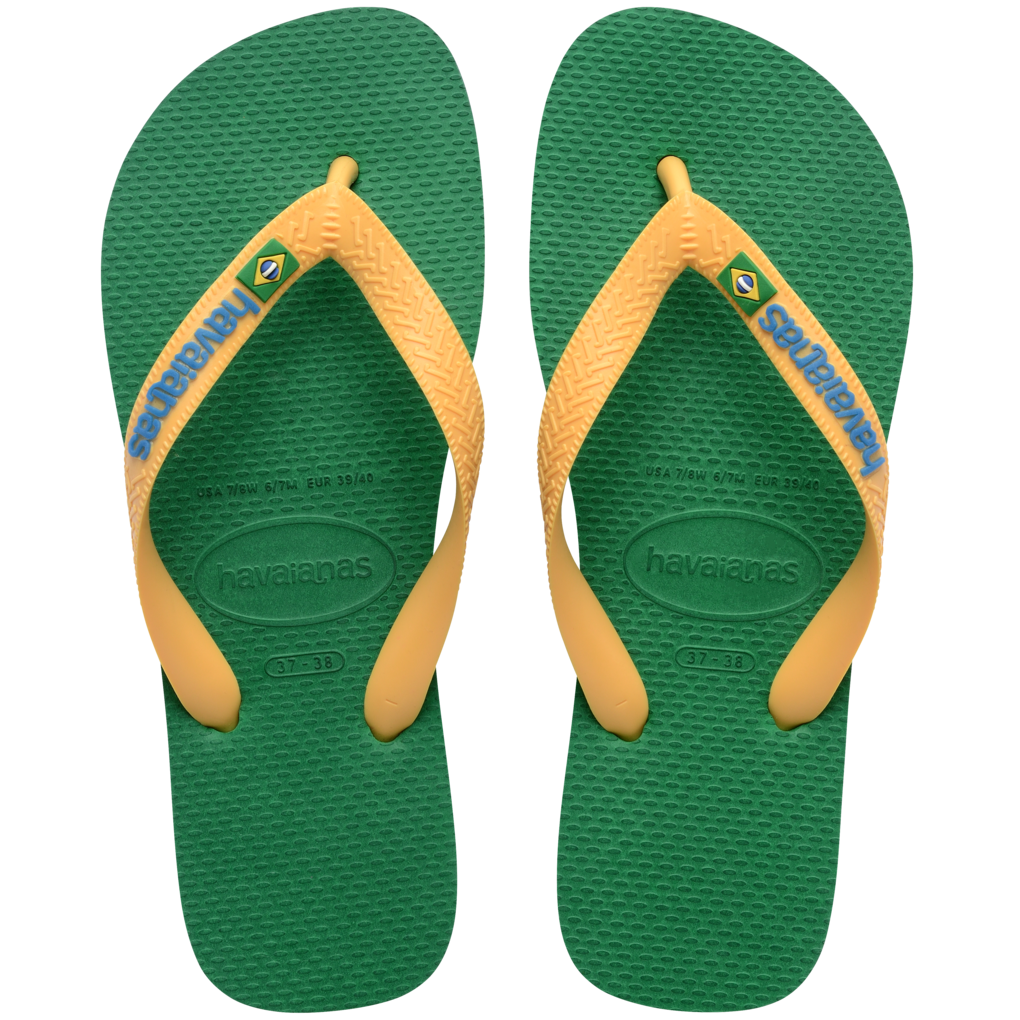 Brasil Logo Flip Flops