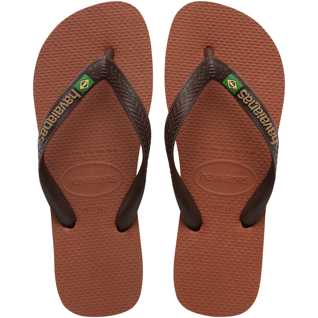 Brasil Logo Flip Flops