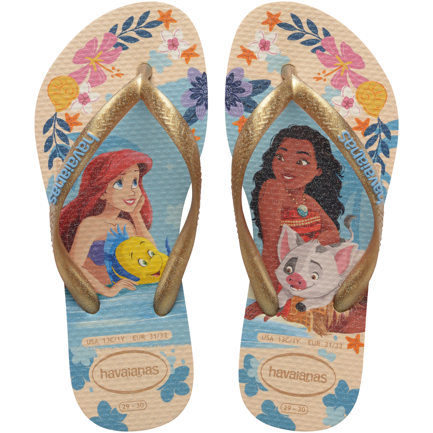Kids Slim Princess Flip Flops