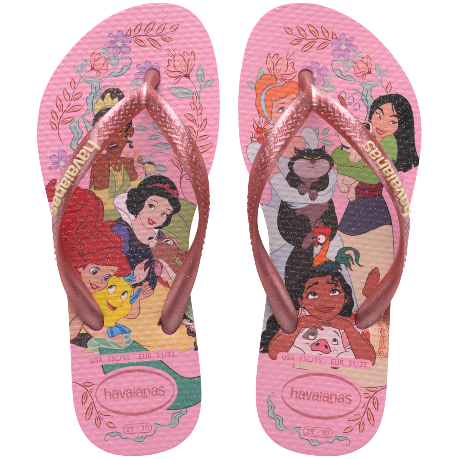 Kids Slim Princess Flip Flops