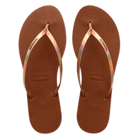 You Metallic Sandals