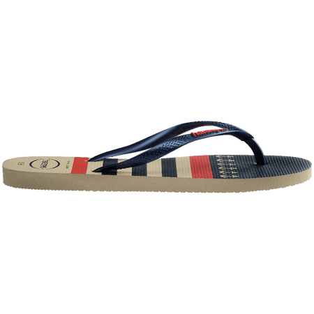 Slim Nautical Flip Flops