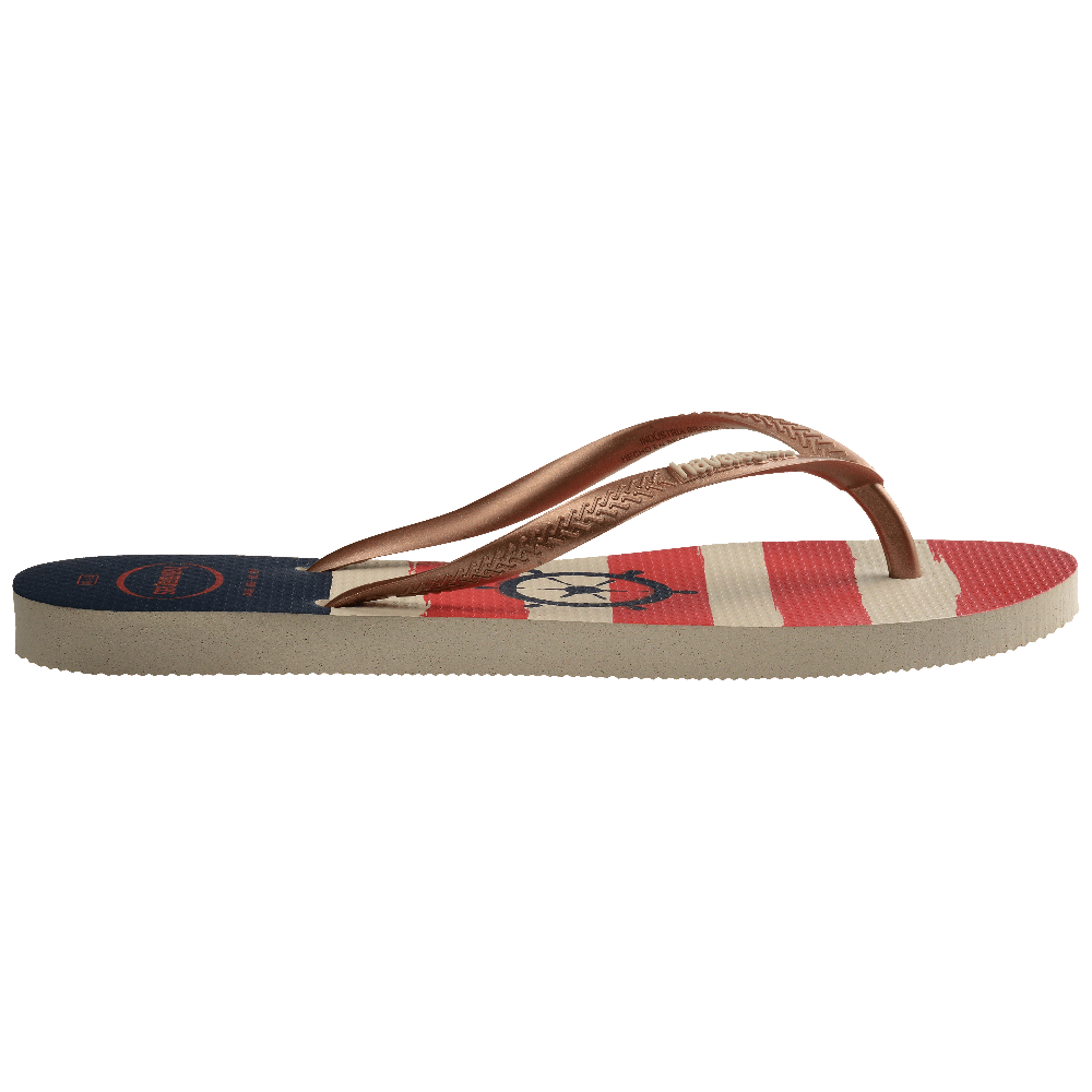 Slim Nautical Flip Flops