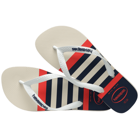 [ONLINE EXCLUSIVE] Top Nautical Flip Flops