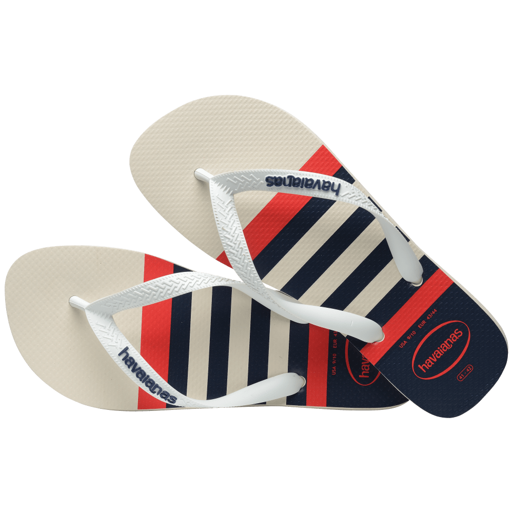 [ONLINE EXCLUSIVE] Top Nautical Flip Flops