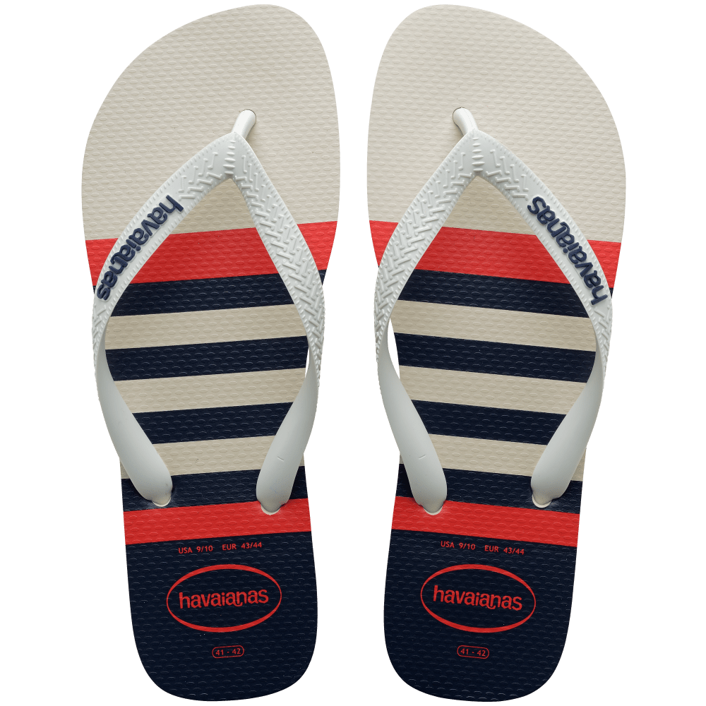 [ONLINE EXCLUSIVE] Top Nautical Flip Flops