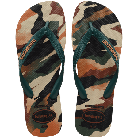 Top Camu Flip Flops