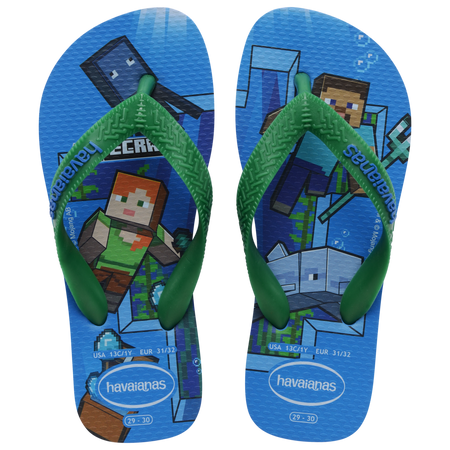 Kids Minecraft Flip Flops