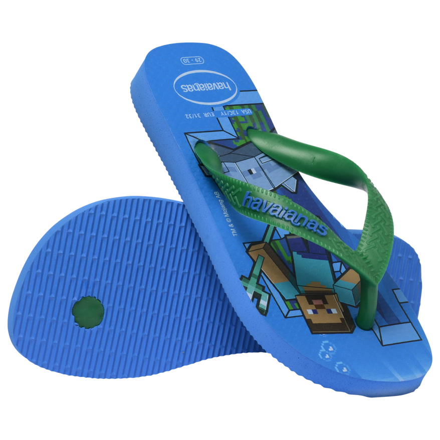 Kids Minecraft Flip Flops