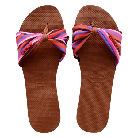 Slide Trop Print Sandals