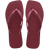 Slim Square Logo Metallic Flip Flop