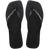 Slim Square Logo Metallic Flip Flop