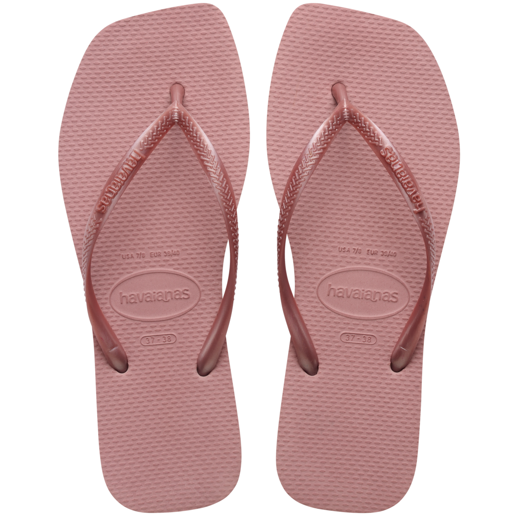 Slim Square Flip Flops
