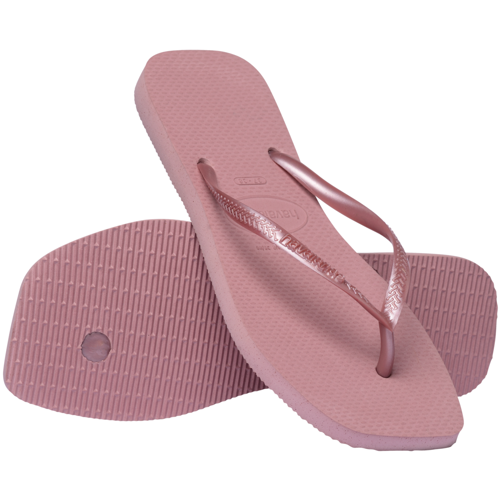 Slim Square Flip Flops