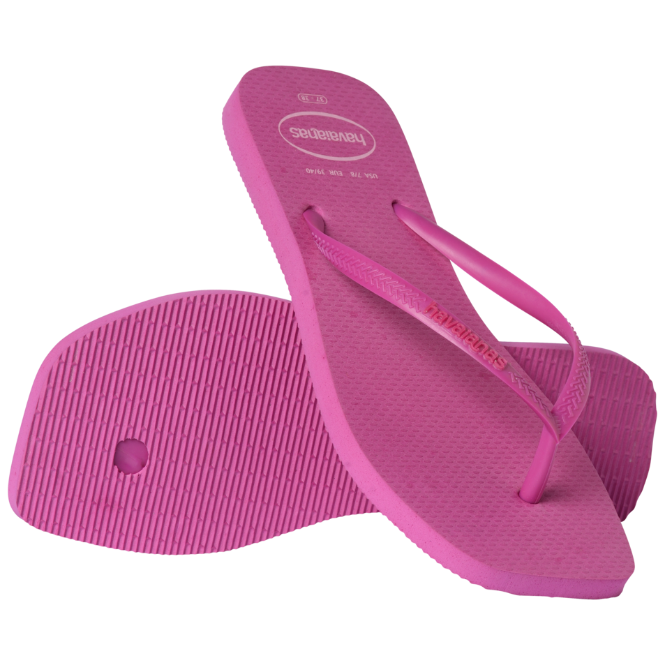 [ONLINE EXCLUSIVE] Slim Square Logo Pop Up Flip Flops