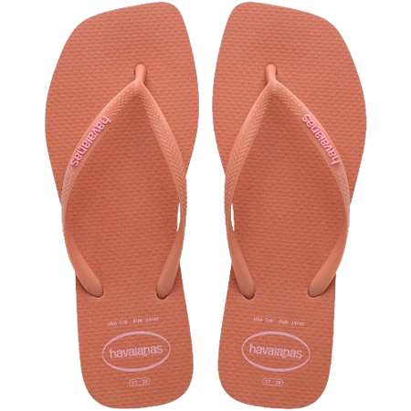 Slim Square Logo Pop Up Flip Flops