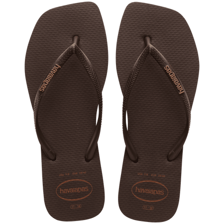 Slim Square Logo Pop Up Flip Flops