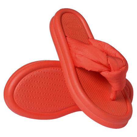 Over Puffed Flip Flops