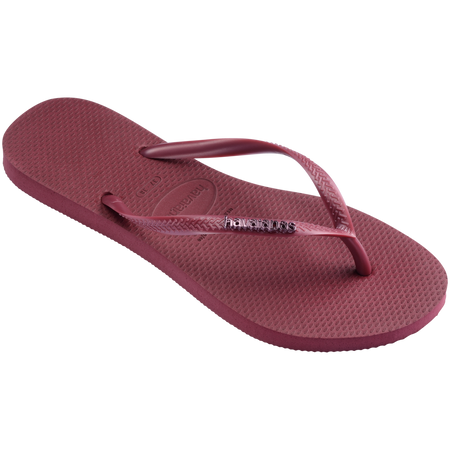 Slim Logo Metallic Flip Flops