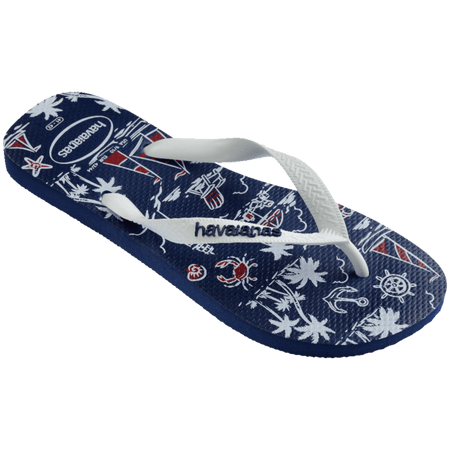 [ONLINE EXCLUSIVE] Top Nautical Flip Flops