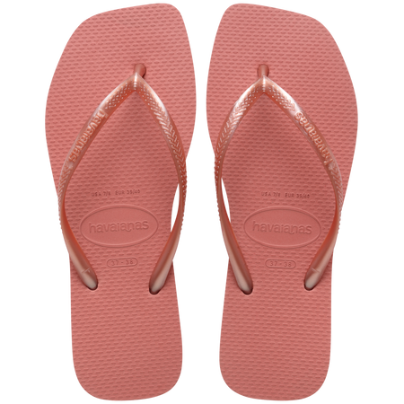 Slim Square Flip Flops
