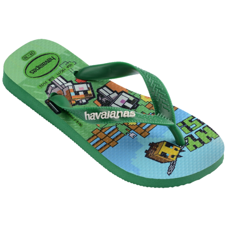 Kids Minecraft Flip Flops