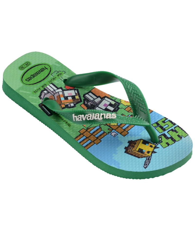 Kids Minecraft Flip Flops