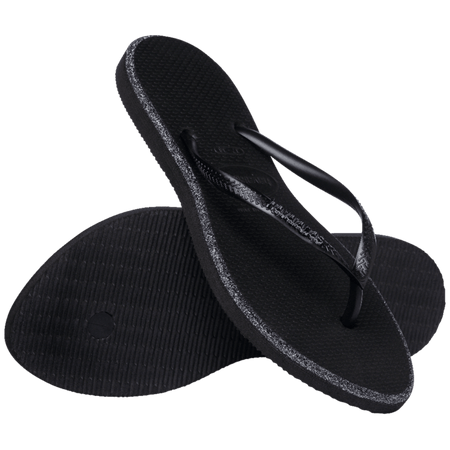 Slim Point Glitter Flip Flops