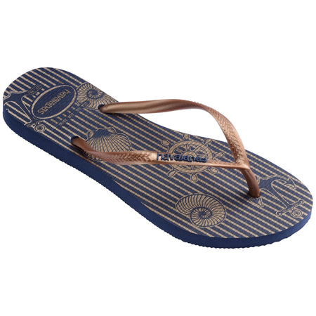 [ONLINE EXCLUSIVE] Slim Nautical Flip Flops