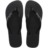 Top Rubber Logo Filete Flip Flops
