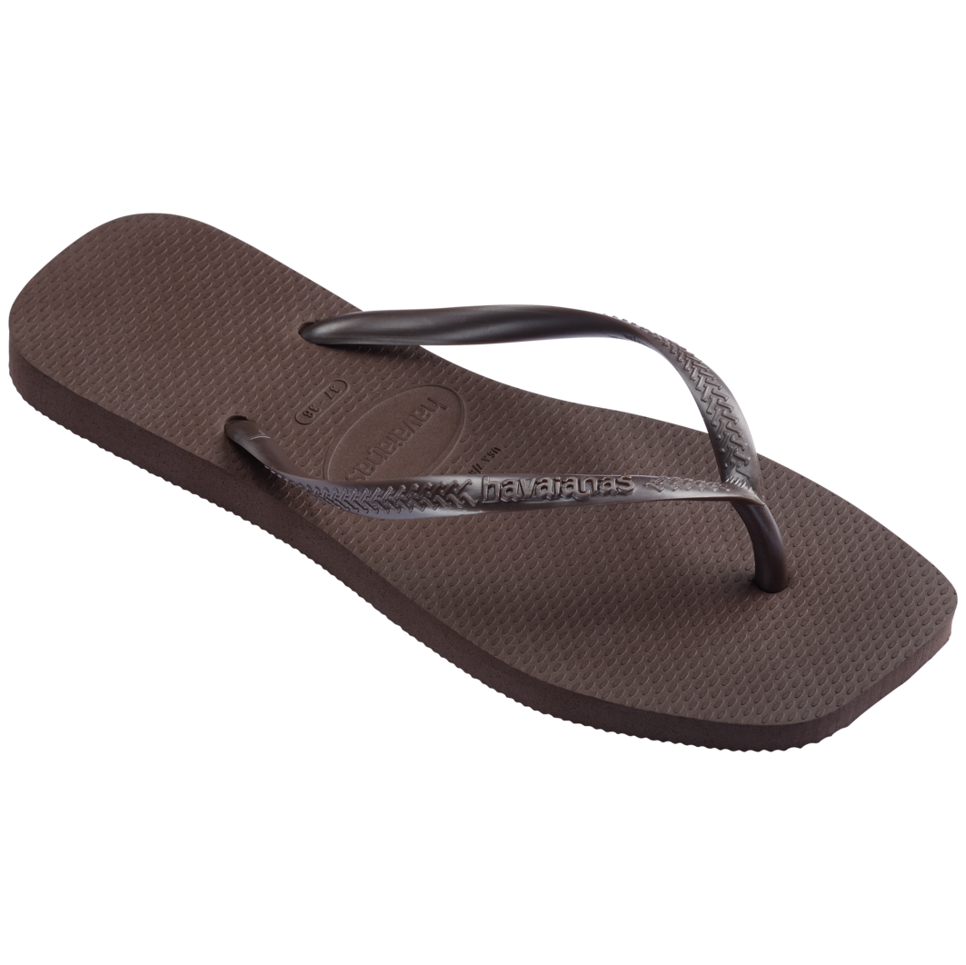 Slim Square Flip Flops