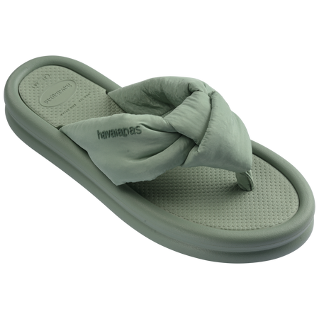 Over Puffed Flip Flops