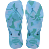 Slim Square Jelly Flip Flops