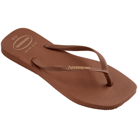 Slim Square Logo Pop Up Flip Flops