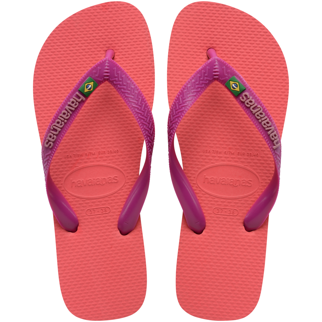 Brasil Logo Flip Flops
