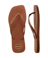 Slim Square Logo Pop Up Flip Flops