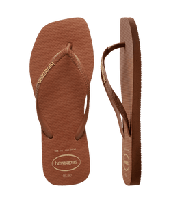 Slim Square Logo Pop Up Flip Flops
