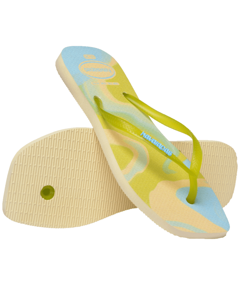[ONLINE EXCLUSIVE] Slim Square Jelly Flip Flops