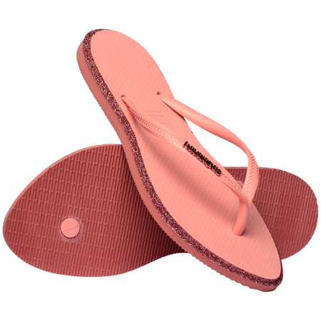 Slim Point Glitter Flip Flops