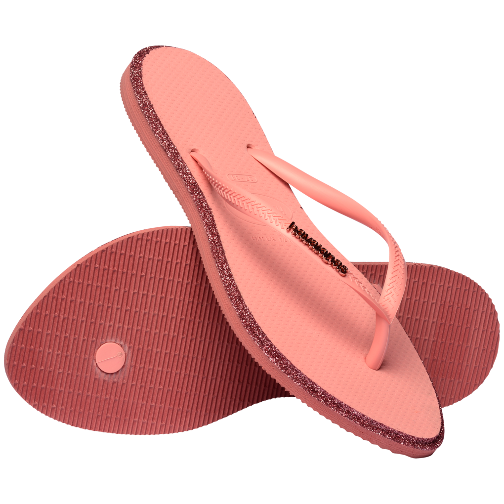Slim Point Glitter Flip Flops