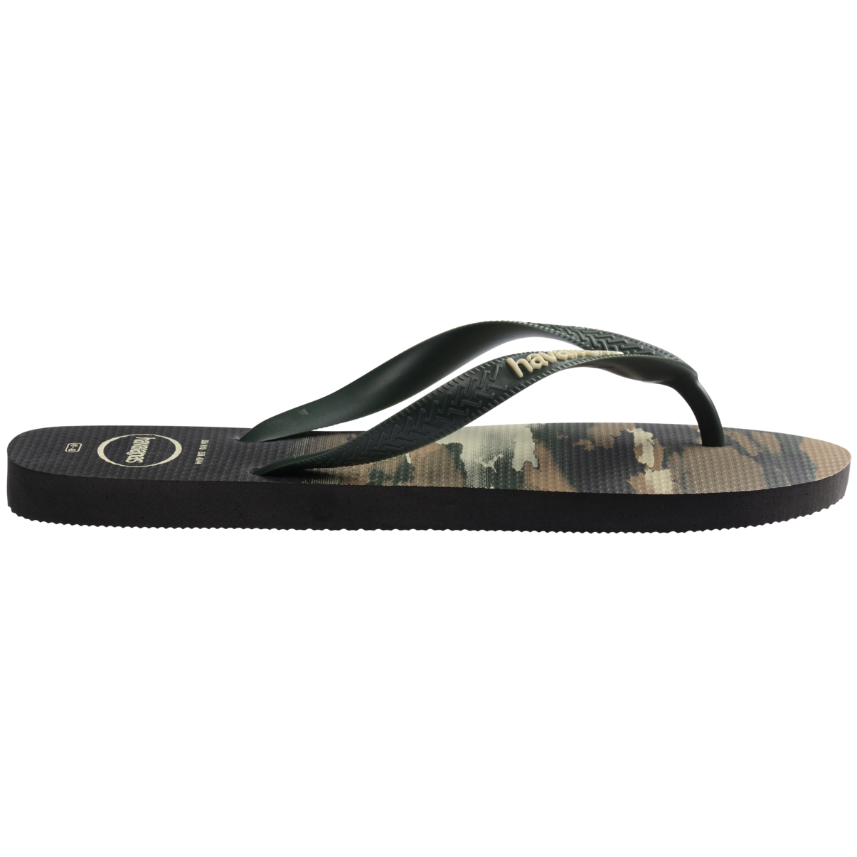 Top Camu Flip Flops