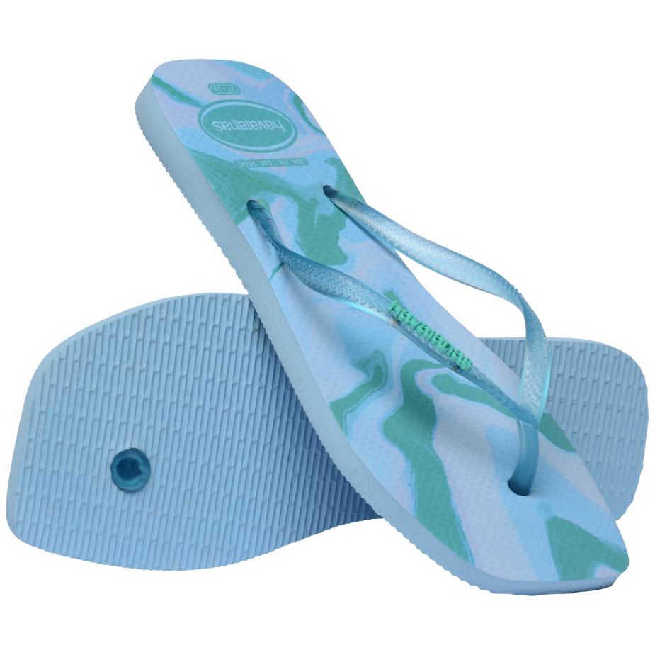 [ONLINE EXCLUSIVE] Slim Square Jelly Flip Flops