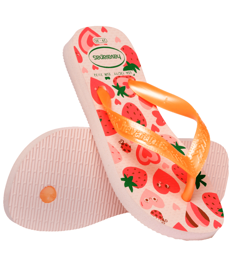Kids Flores Flip Flops