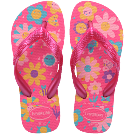 Kids Flores Flip Flops