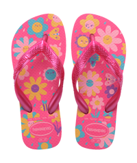 Kids Flores Flip Flops